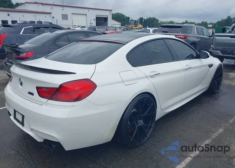 2014 BMW M6 Gran Coupe from USA, damaged, VIN WBS6C9C57ED466806